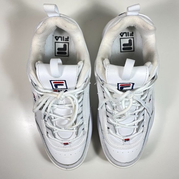Fila Women Shoes Disruptors 2 Premium Sneakers White Sz 8 - Picture 4 of 15